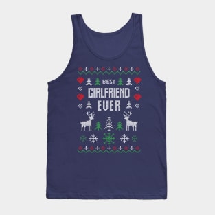 Best Girlfriend Ever Ugly Sweater Tank Top